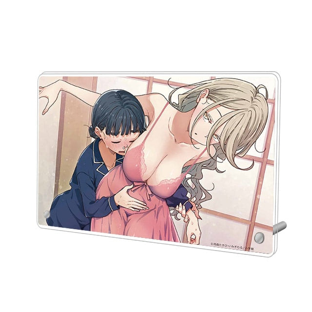 Too Many Losing Heroines! Vol. 6 Acrylic Art Panel—"The bath... I wanted to join too..." "Senpai, what on earth are you wearing!"—