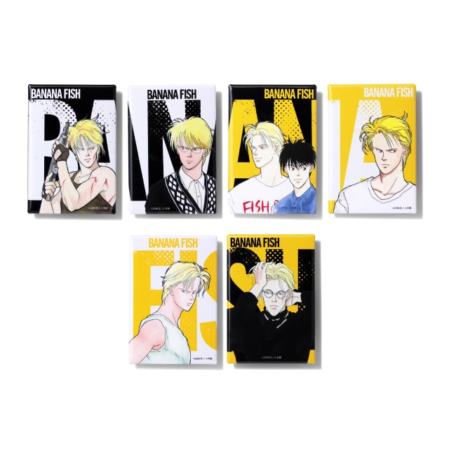 BANANA FISH Original Comic Random Square Button Badges (6 Designs Total)