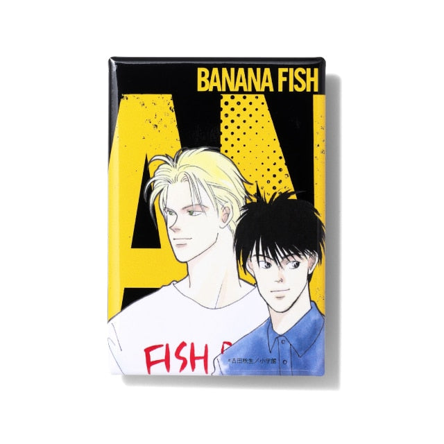 BANANA FISH Original Comic Random Square Button Badges (6 Designs Total)