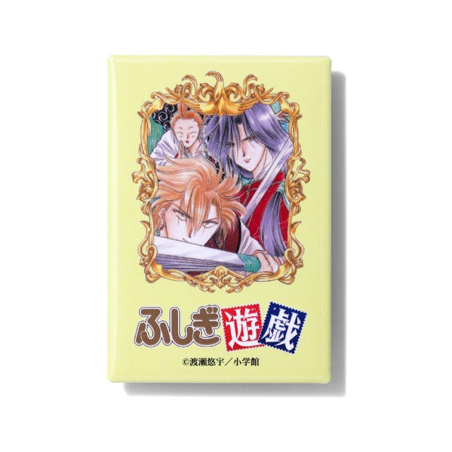 Fushigi Yugi Original Comic Random Square Button Badges (6 Designs Total)