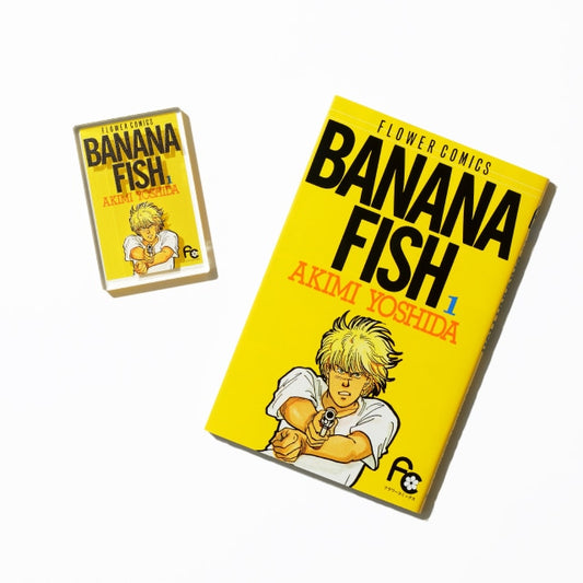 Betsucomi 55th Anniversary: Akimi Yoshida's "BANANA FISH" Comic Vol. 1 Mini Acrylic Block
