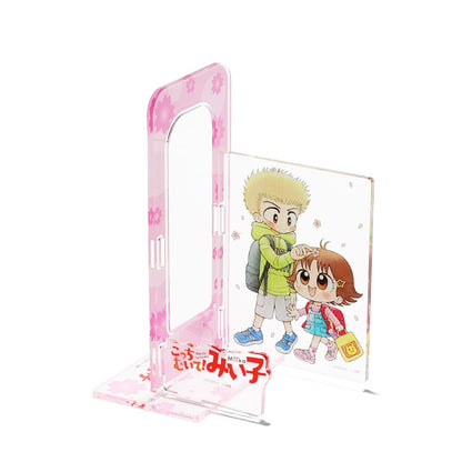 Eriko Ono's "Kocchi Muite! Miiko" 35th Anniversary Acrylic Bookend—Elementary School Ver.