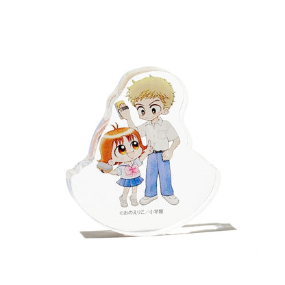 Eriko Ono's "Kocchi Muite! Miiko" 35th Anniversary Wobbling Acrylic Block—Miiko & Ryuhei Ver.