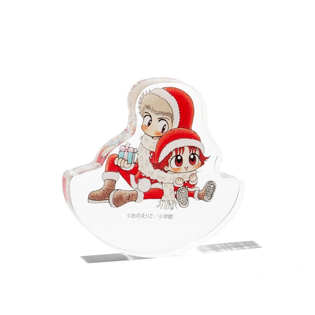 Eriko Ono's "Kocchi Muite! Miiko" 35th Anniversary Wobbling AcrylicBlock—Miiko & Ryuhei Christmas Ver.