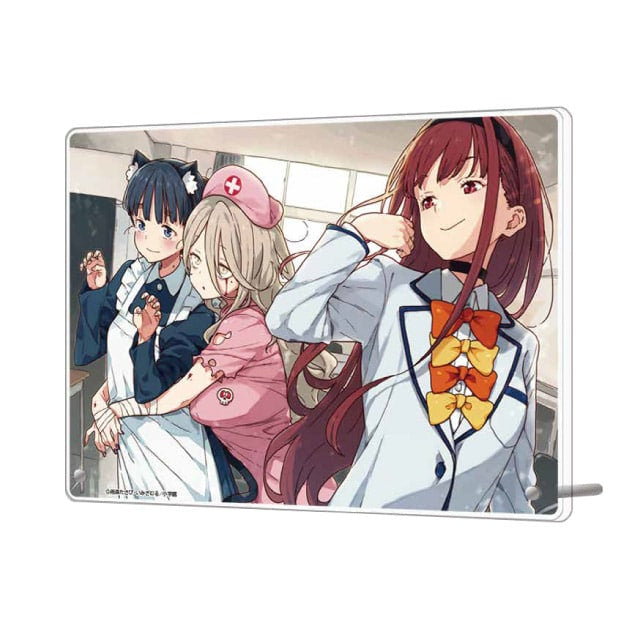 Too Many Losing Heroines! Acrylic Art Panel—Student Council Staff Members—