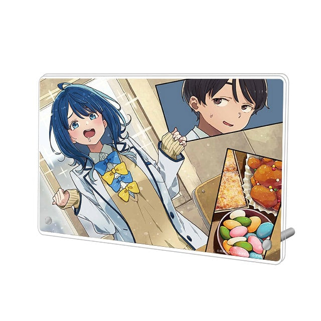 Too Many Losing Heroines! Vol. 6 Acrylic Art Panel—"Whoa, this is good, totally restaurant quality!" "Yanami-san, you're not supposed to eat it all."—