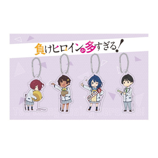 Too Many Losing Heroines! Vol. 6 Acrylic Keychain Set