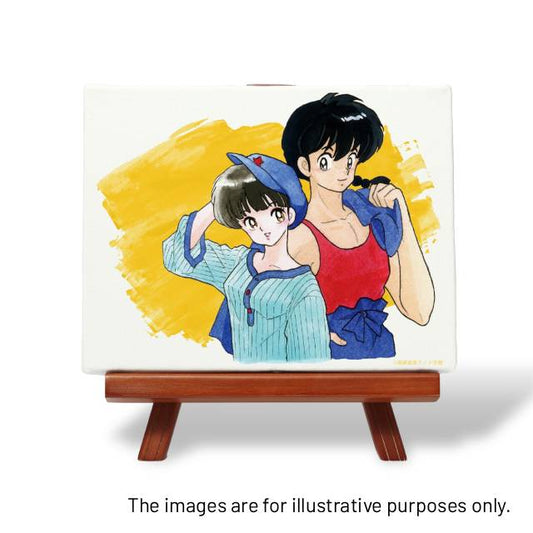 Ranma 1/2 Canvas Art A—Rumiko Takahashi's Digital Signature Included | Canvas + Easel Set