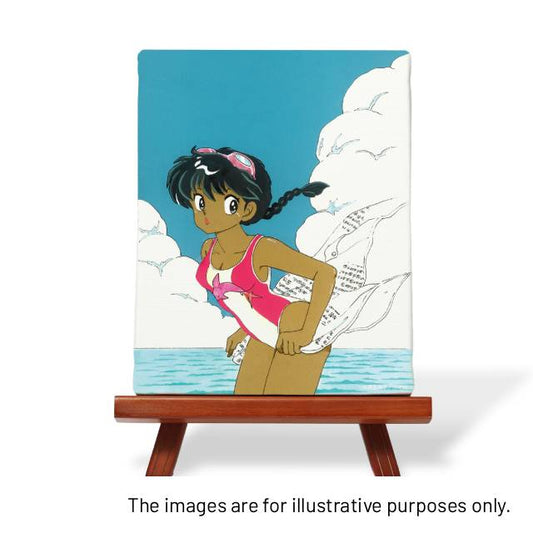 Ranma 1/2 Canvas Art B—Rumiko Takahashi's Digital Signature Included | Canvas + Easel Set