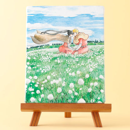 Nao Iwamoto's "The Seven Knights of the Marronnier Kingdom" Canvas Art with Easel B