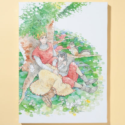 Nao Iwamoto's "The Seven Knights of the Marronnier Kingdom" Canvas Art with Easel C