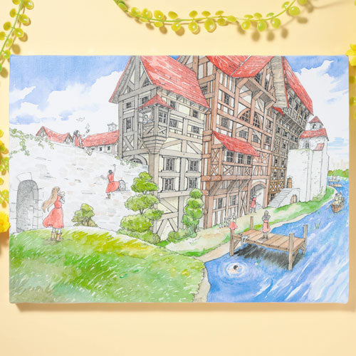Nao Iwamoto's "The Seven Knights of the Marronnier Kingdom" Canvas Art with Easel D